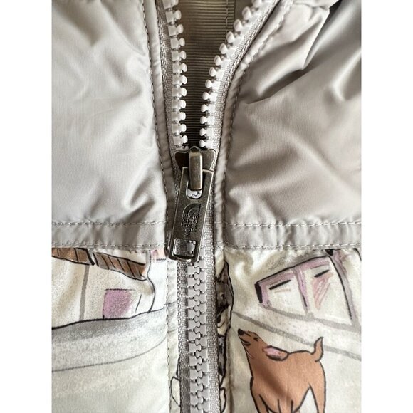 NWT North Face Nuptse 700 Down Series Puffer Jacket Toddler 2T Wolf Gray Winter - Picture 9 of 11